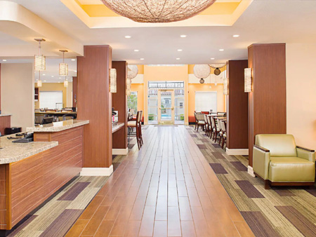 Hyatt House Lobby near LAX hotel in El Segundo, minutes from LAX airport
